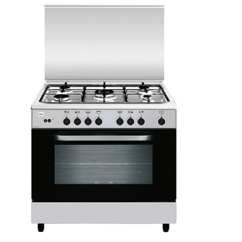 Flamegas Gas Cooker 90x60, 5 Burners, Stainless Steel