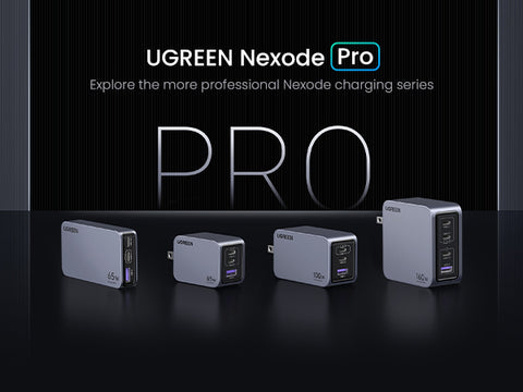 UGREEN 25356, Nexode Pro 65W 3-Port GaN Ultra-Slim Fast Charger