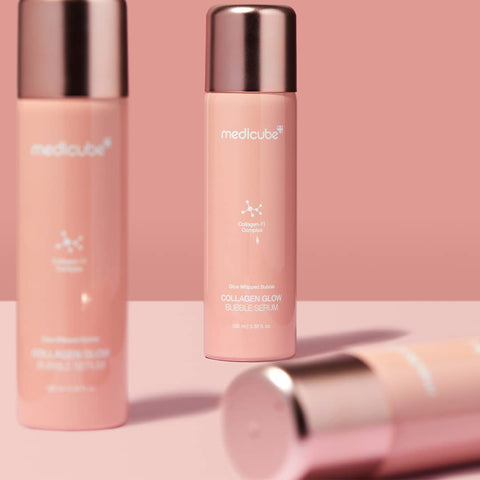 Medicube Collagen Glow Bubble Serum - Fast-absorbing bubble-type serum that gives you 24h Glow & Lifted Look - Korean skincare