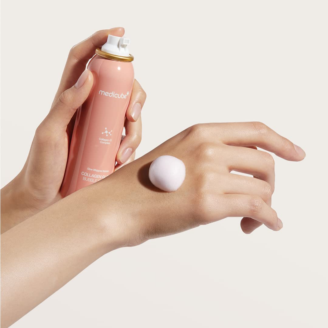 Medicube Collagen Glow Bubble Serum - Fast-absorbing bubble-type serum that gives you 24h Glow & Lifted Look - Korean skincare