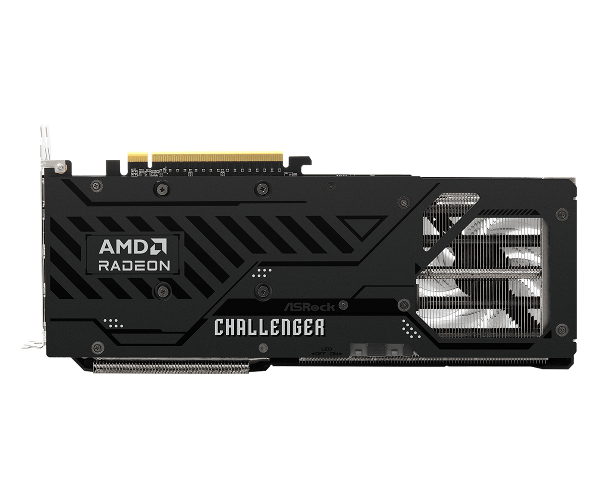 ASRock AMD Radeon RX 9070 XT Challenger, 16GB GDDR6 Graphics Card