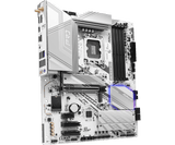أس روك Z890 Pro RS WiFi وايت - لوحة أم Intel LGA1851 ATX، DDR5، WiFi 6E، Thunderbolt 4