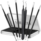 ATMOKO ELLESYE 6-Piece Blackhead Remover Tool Kit – Stainless Steel Pimple Popper Set