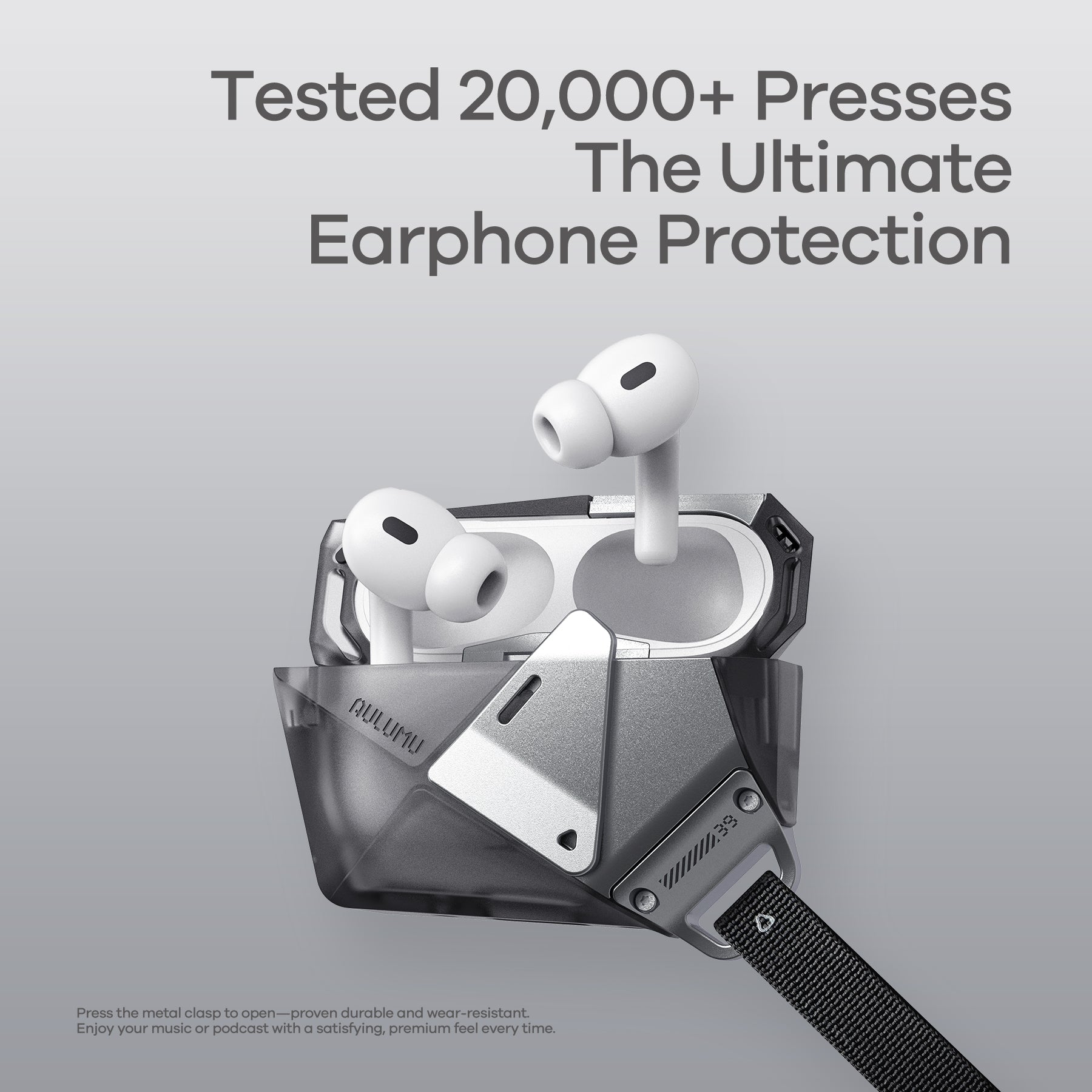 أولومو A39 غطاء هندسي مقاوم للصدمات والاهتزاز لسماعات الأذن AirPods Pro 3