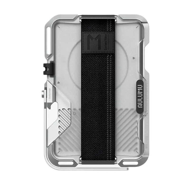 AULUMU G03 Multi-Tool Magnetic Metal Wallet Frosted Cover - Translucent White