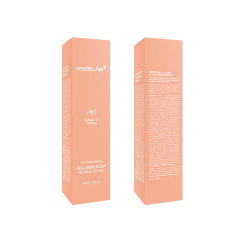 Medicube Collagen Glow Bubble Serum - Fast-absorbing bubble-type serum that gives you 24h Glow & Lifted Look - Korean skincare