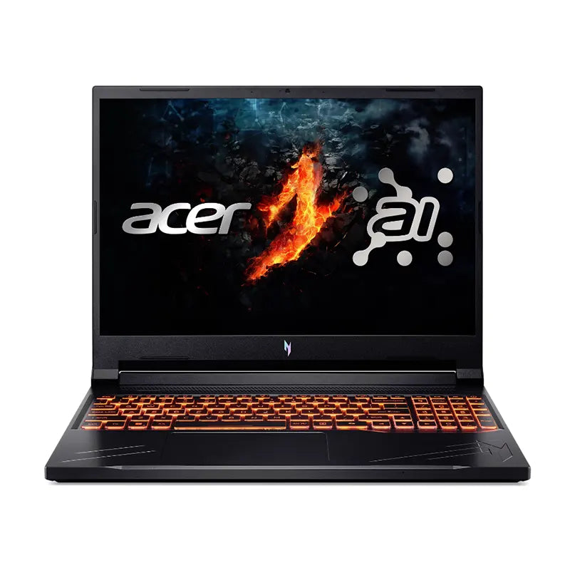 ايسر لابتوب الألعاب نيترو V 16 بمعالج Intel Core i5-14450HX، رام 8 جيجابايت، هارد 512 جيجابايت SSD، كرت شاشة GeForce RTX 4050 بسعة 6 جيجابايت.