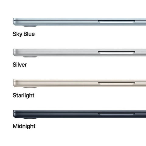 Apple MacBook Air - 15.3" / M4 / 10-Core CPU / 10-Core GPU / 16-Core Neural Engine / 16GB RAM / 256GB SSD / Silver / 1YW
