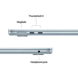 Apple MacBook Air 13.6" M4 10-core CPU, 10-core GPU 16‑core Neural Engine 24GB RAM 512GB SSD - SKY BLUE