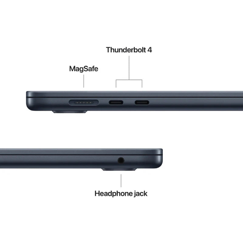 Apple MacBook Air 15.3" M4 10-core CPU, 10-core GPU 16‑core Neural Engine 16GB RAM 256GB SSD - MIDNIGHT