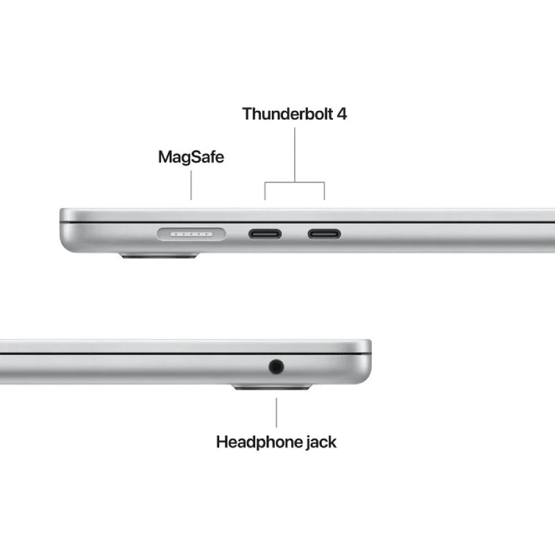 Apple MacBook Air 15.3" M4 10-core CPU, 10-core GPU 16‑core Neural Engine 16GB RAM 512GB SSD - SILVER