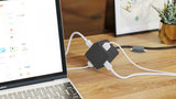 Allocacoc USB Cube Extended PD GaN 65W Charger - UK, Grey