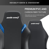 AndaSeat Luna series Gaming Chair Large - Black/Blue-كرسي الألعاب AndaSeat Luna Series كبير - أسود/أزرق