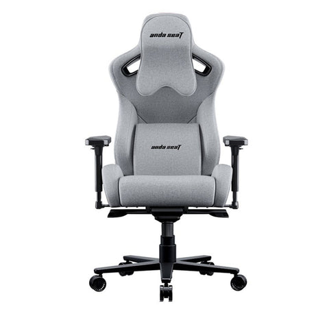 Andaseat Kaiser 2 Pro Series with Big Headrest Pillow, XL Gaming Chair - Grey Fabric