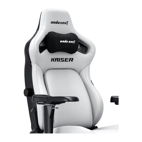 Andaseat Kaiser 4 XL Gaming Chair Large - White-كرسي الألعاب Andaseat Kaiser 4 XL الكبير – أبيض – متجر Be3ah