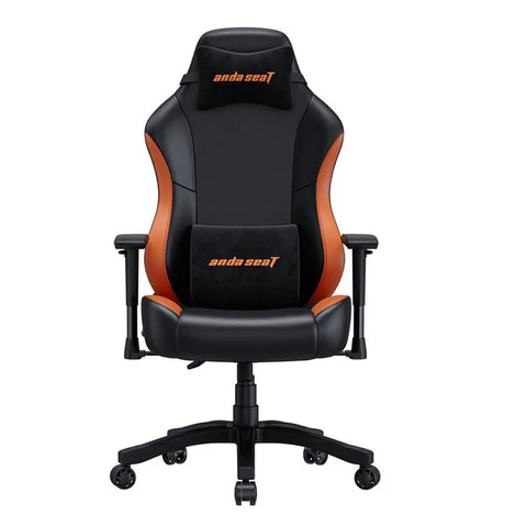 Andaseat Luna series Gaming Chair Large - Black/Orange