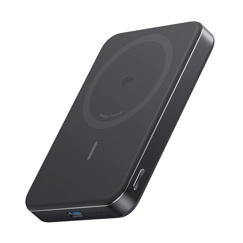 Anker MagGo Power Bank, Ultra-Slim 10,000mAh Magnetic Battery Pack - Black