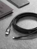 Anker Powerline II with lightning connector 3ft - Black