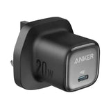 Anker Zolo Charger 20W GaN, USB PD (Power Delivery) with USB C Cable - Black