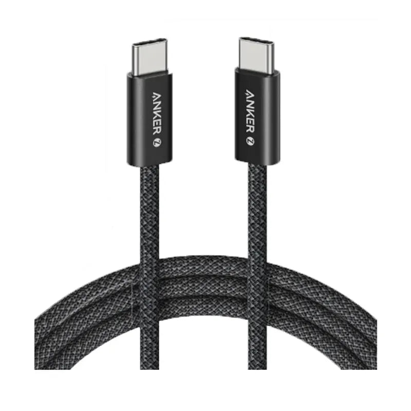 Anker Zolo USB-C to USB-C Cable 240 W Braided (1.8 M/6 ft) - Black