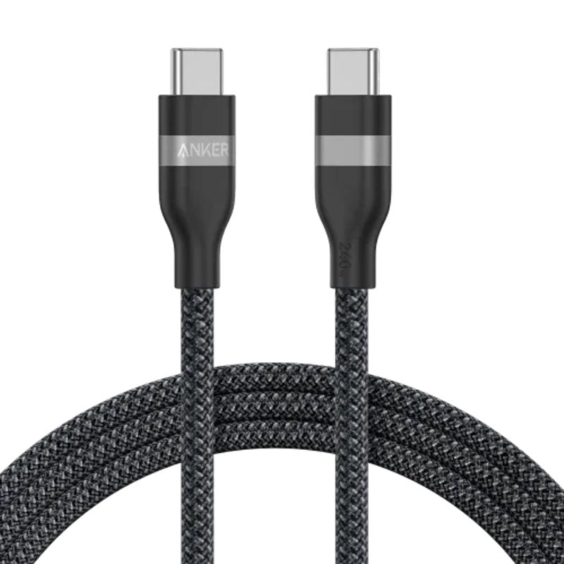 Anker 1.8m/6ft, USB-C USB-C 240W Upcycled-Braided, Fast Charging & Durable