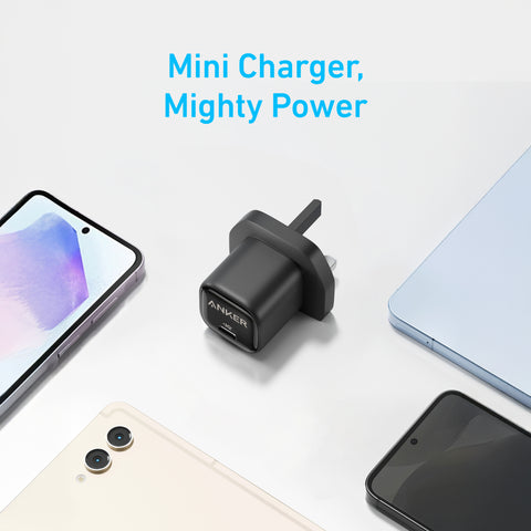 Anker 25W Compact Charger – USB-C Fast Charging Wall Plug with PPS