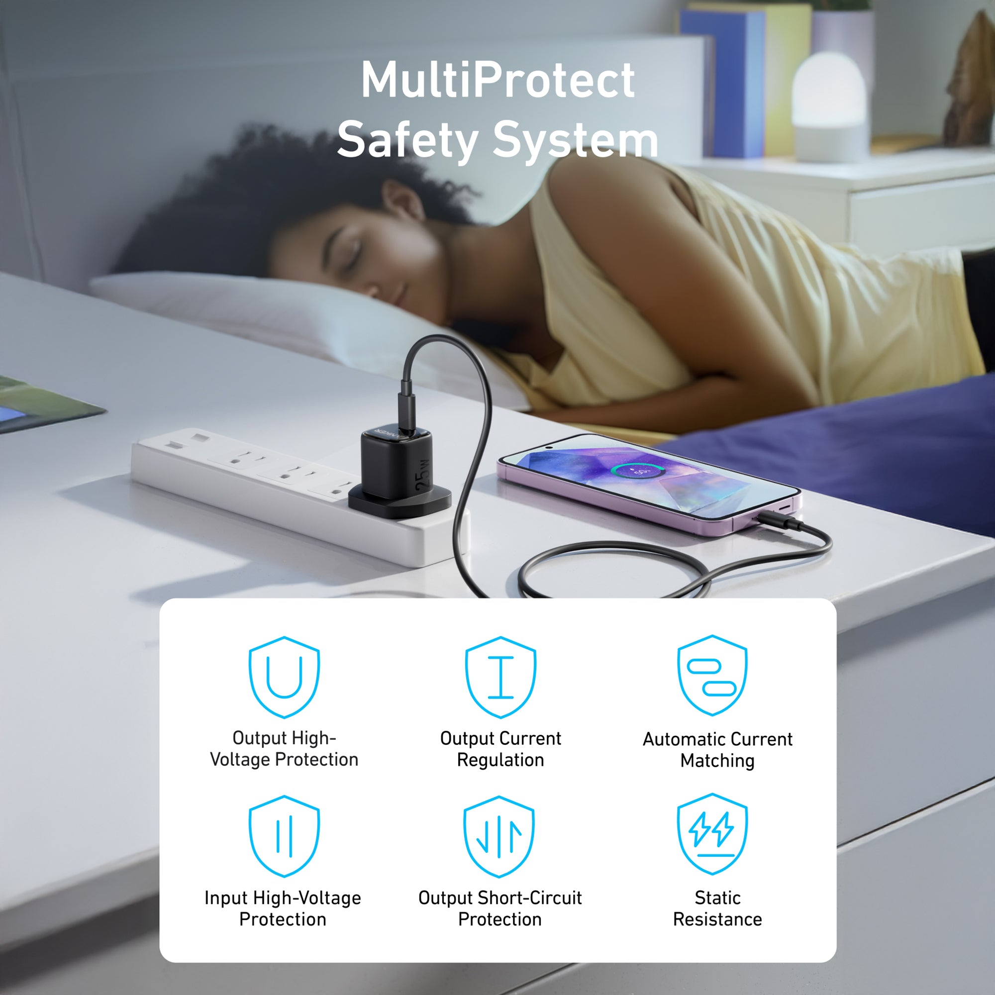 Anker 25W Compact Charger – USB-C Fast Charging Wall Plug with PPS
