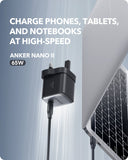 Anker Nano II 65W, GaN II Charger – Compact USB-C Fast Charger