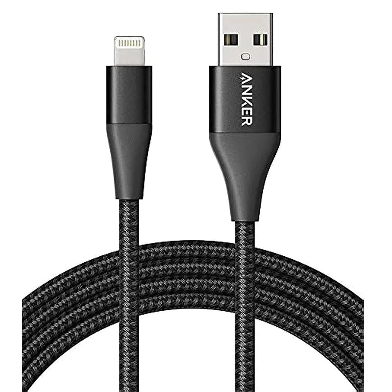 Anker Powerline II with lightning connector 3ft - Black