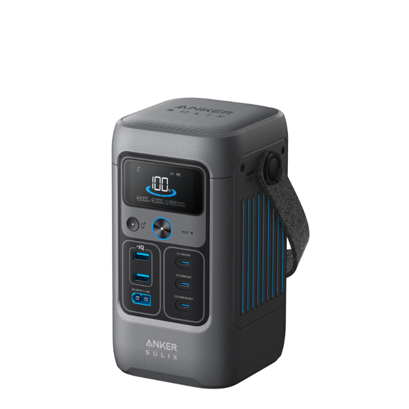 Anker SOLIX C200 DC 192Wh Portable Power Station – 200W Total Output