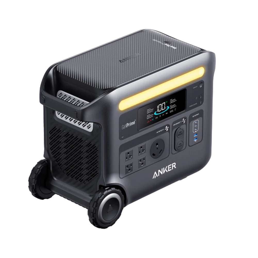 أنكر سولكس F2600، محطة طاقة محمولة – 2560Wh LiFePO4، خرج 2400W للطاقة الاحتياطية المنزلية والاستخدام خارج الشبكة