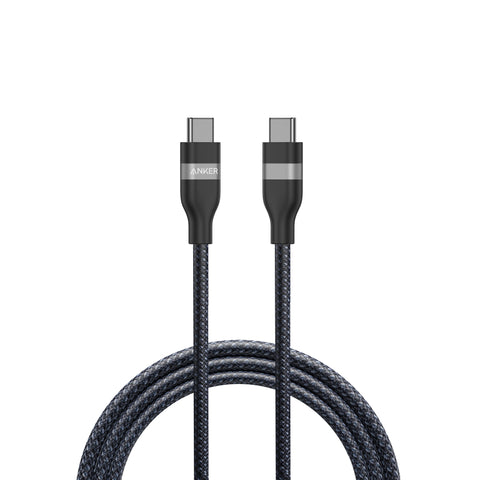 Anker USB-C to USB-C Cable 240W Upcycled-Braided 0.9m/3ft - Super Fast Eco-Friendly Charging