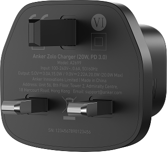 Anker Zolo Charger 20W – USB-C PD GaN II Fast Charger