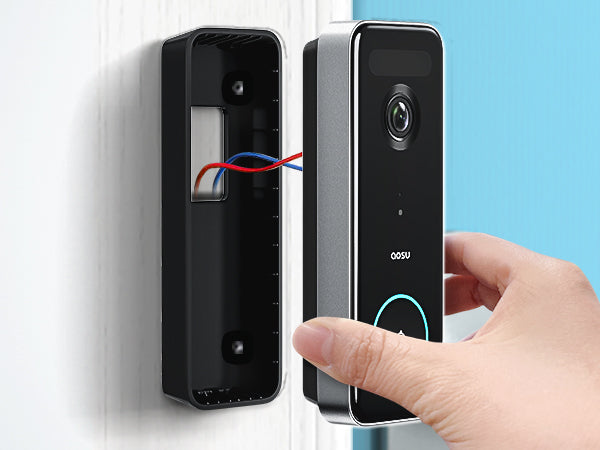 Aosu V8S, Video Doorbell Ultra with Home Station – 5MP HD, Radar Detection, Dual-Band Wi-Fi, AI Security
