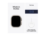 Apple Watch Ultra 2 GPS + Cellular 49mm Natural Titanium Case with Blue Trail Loop - M/L