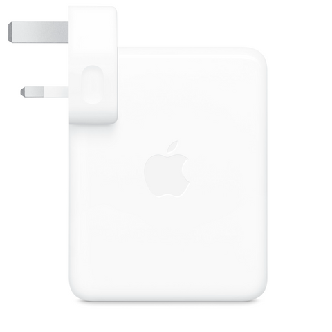 White power adapter on a white background