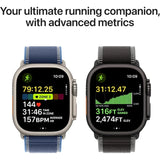 Apple Watch Ultra 3 GPS + Cellular 49mm Black Titanium Case with Black/Charcoal Trail Loop - M/L