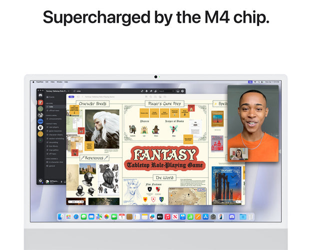 Apple iMac 24" M4 Nano-Texture – 10-Core CPU, 10-Core GPU, 24GB RAM, 1TB SSD, Arabic/English Keyboard, Silver