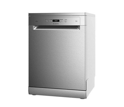 Ariston LFC 3C33 WF X Freestanding Dishwasher – 14 Place Settings, Full Size, Stainless Steel Tub