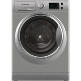 Ariston, 9kg Front Load Washing Machine 1200 RPM with Inverter Motor & Active Care – Silver
