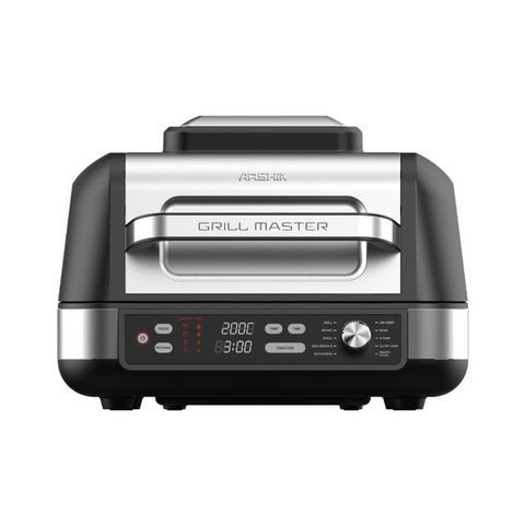 Arshia GM498-3305BS, 10-in-1 Air Fryer Grill Master 1750W – 10L XL Capacity