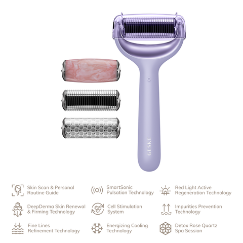 GESKE Micro Needle Face & Body roller 9 in 1 Gray 42