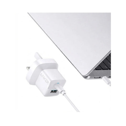 Anker 323 Charger 33W 3FT with C-L Cable - White