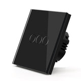 Gopeta, 3-Gang Smart Wi-Fi Touch Switch 600W with Glass Panel
