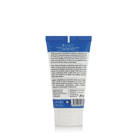 Sinoz, Intensive Moisturizing Hand Cream - 50ml