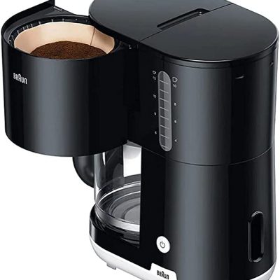 Braun Breakfast 1 Coffee Maker, 1000W Black, Kf1100Bk