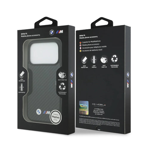 BMW, MagSafe Kevlar Case with Metal Logos, iPhone 17 Pro