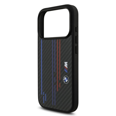 BMW, MagSafe Kevlar Case with Printed Tricolor & Metal Logos, iPhone 17 Pro