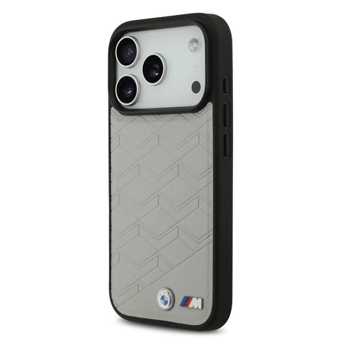 BMW, MagSafe PU Seat-Shaped Leather Case with Metal Logos, iPhone 17 Pro