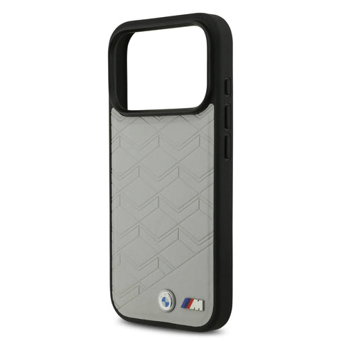 BMW, MagSafe PU Seat-Shaped Leather Case with Metal Logos, iPhone 17 Pro